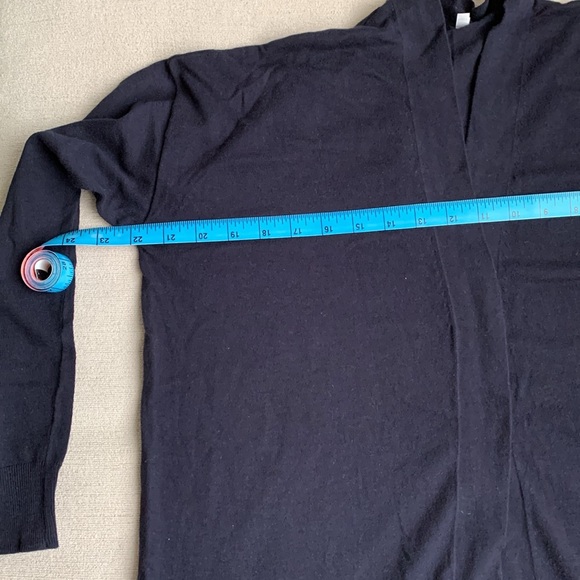 Long navy blue cardigan by Japanese brand Muji - Picture 6 of 8